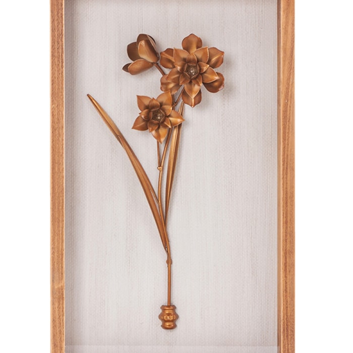 Quadro Decorativo Flower I Nature 26x42 cm - Madel Home