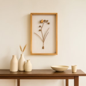 Quadro Decorativo Flower II Nature 26x42 cm