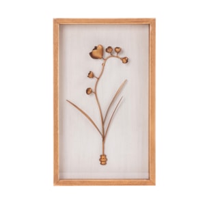 Quadro Decorativo Flower II Nature 26x42 cm