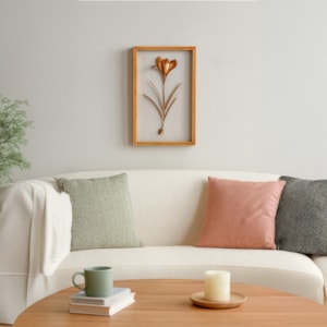 Quadro Decorativo Flower III Nature 26x42 cm