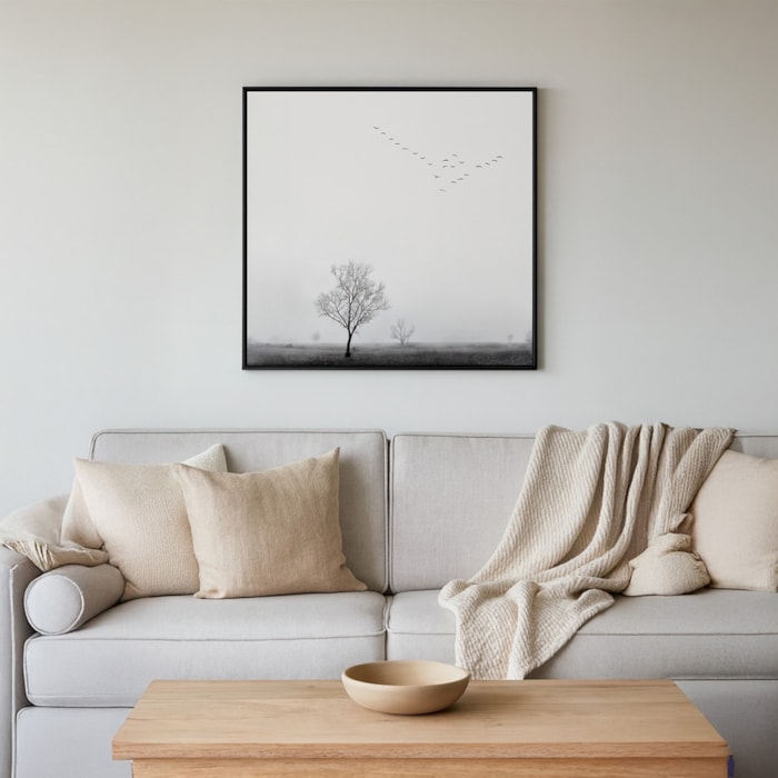 Quadro Decorativo Garden em Madeira 73x73 cm - Madel Home
