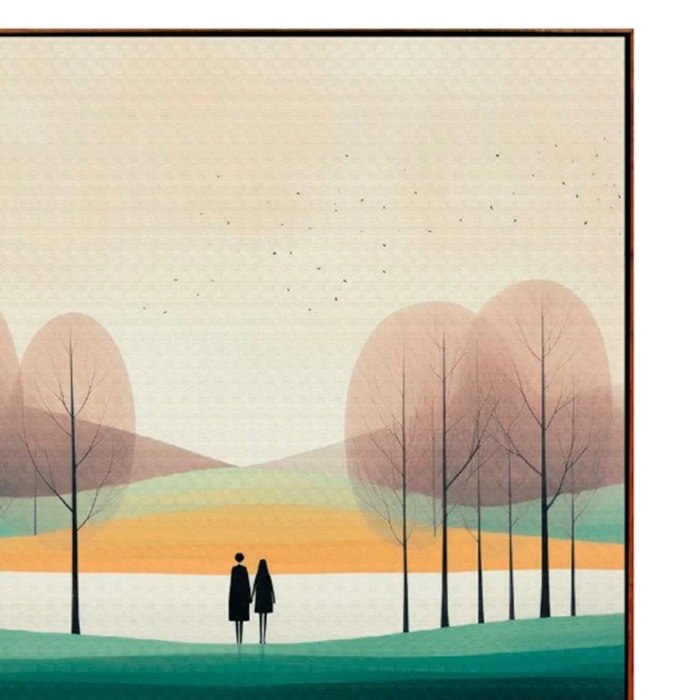 Quadro Decorativo Horizon em Canvas 101x102 cm - Madel Home