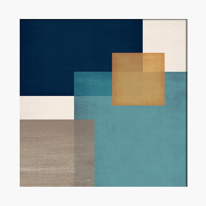 Quadro Decorativo Labirinto em Madeira com Vidro 78x78 cm - Madel Home