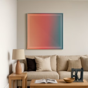 Quadro Decorativo Lima em Madeira 93x93 cm