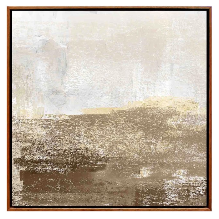 Quadro Decorativo Soleil I em Madeira 93x93 cm - Madel Home