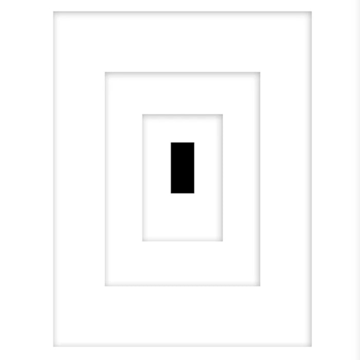 Quadro Decorativo Sopro I em Madeira com Vidro 80x60 cm - Madel Home