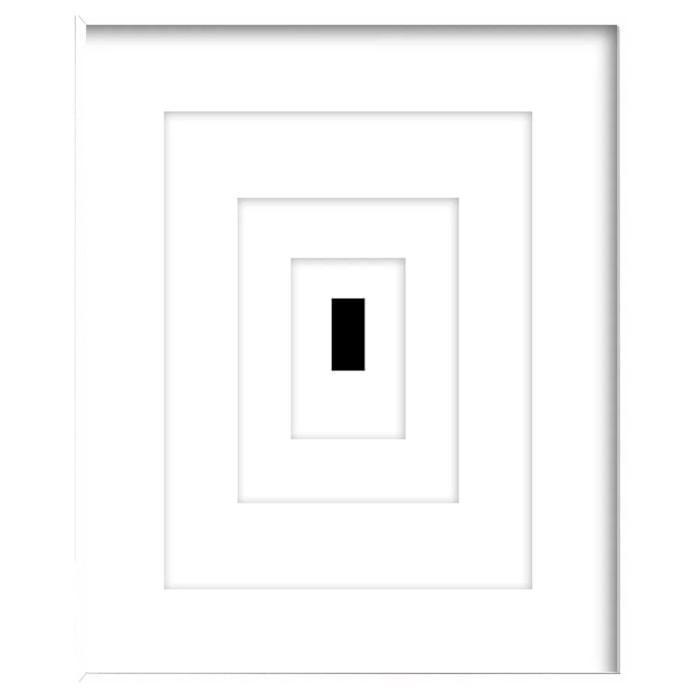 Quadro Decorativo Sopro I em Madeira com Vidro 80x60 cm - Madel Home
