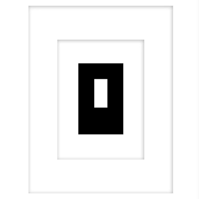 Quadro Decorativo Sopro II em Madeira com Vidro 80x60 cm - Madel Home