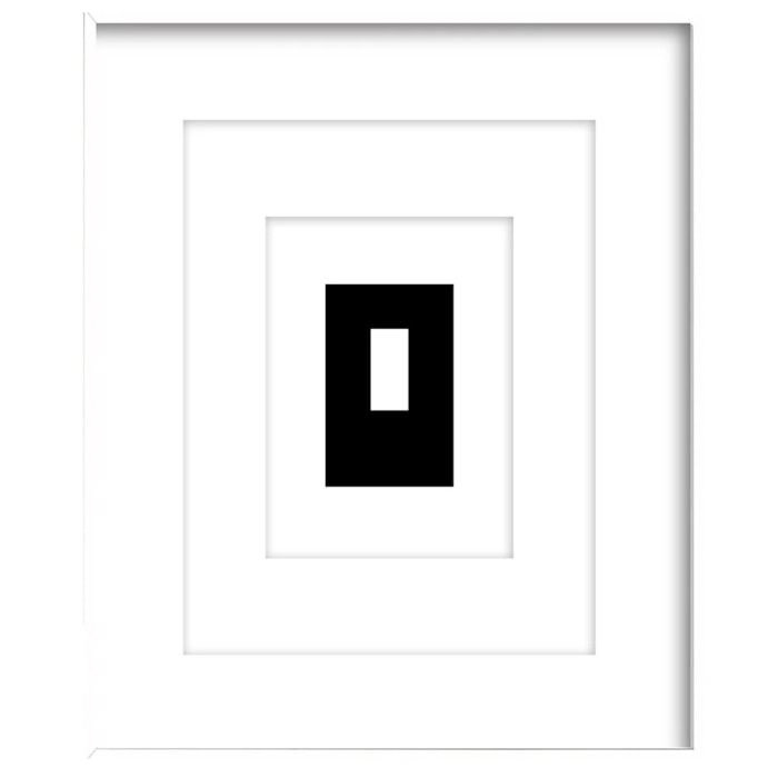 Quadro Decorativo Sopro II em Madeira com Vidro 80x60 cm - Madel Home