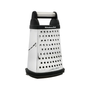 Ralador 4 Faces em Inox com Pote Coletor Preto KitchenAid
