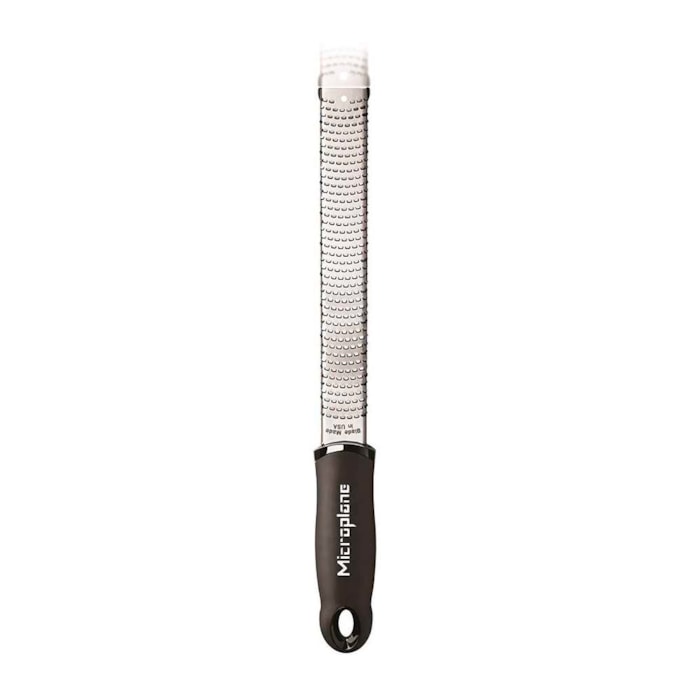 Ralador Zester em Inox Raspas Finas Preto Classic Microplane - 30cm - Madel Home