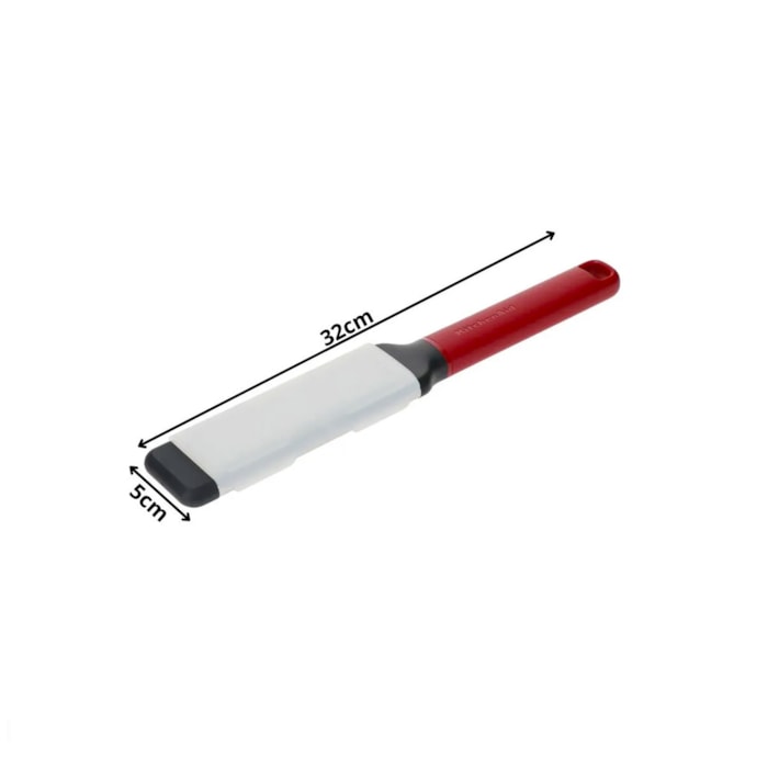 Ralador Zester em Inox Raspas Finas Vermelho KitchenAid - 32cm - Madel Home