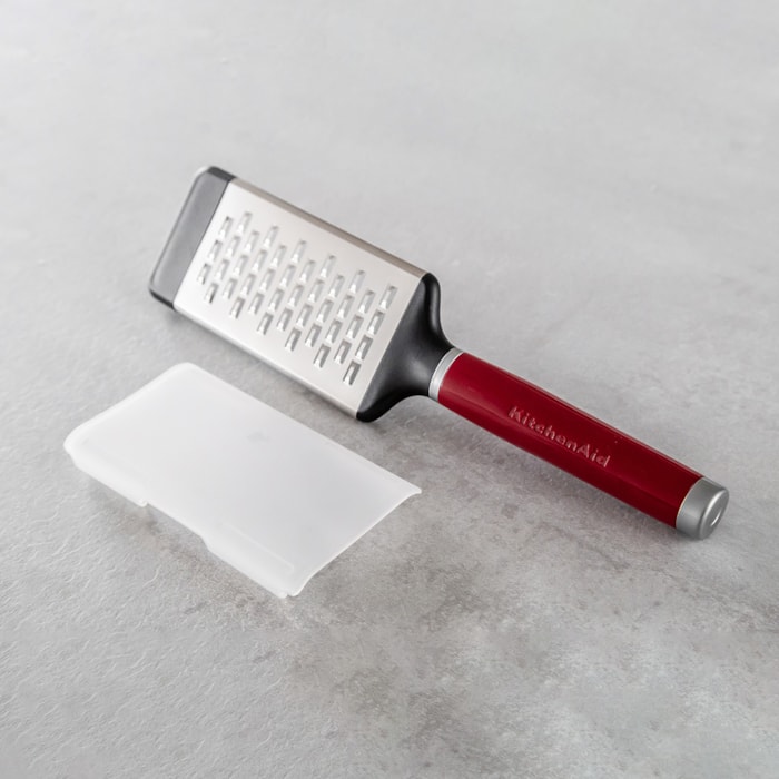 Ralador Zester em Inox Raspas Grossas Vermelho KitchenAid - 33cm - Madel Home