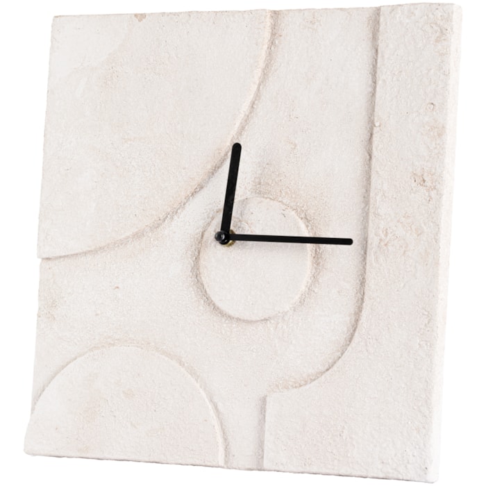 Relógio de Parede Cimento Off White - Madel Home