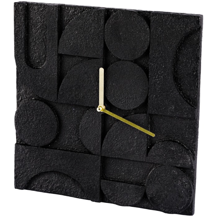 Relógio de Parede Cimento Preto - Madel Home