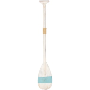 Remo Decorativo de Madeira Branco - 93cm