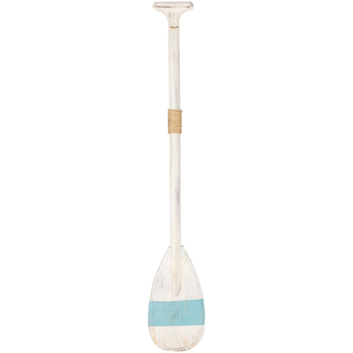 Remo Decorativo de Madeira Branco - 93cm - Madel Home