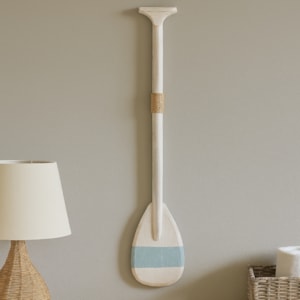 Remo Decorativo de Madeira Branco - 93cm