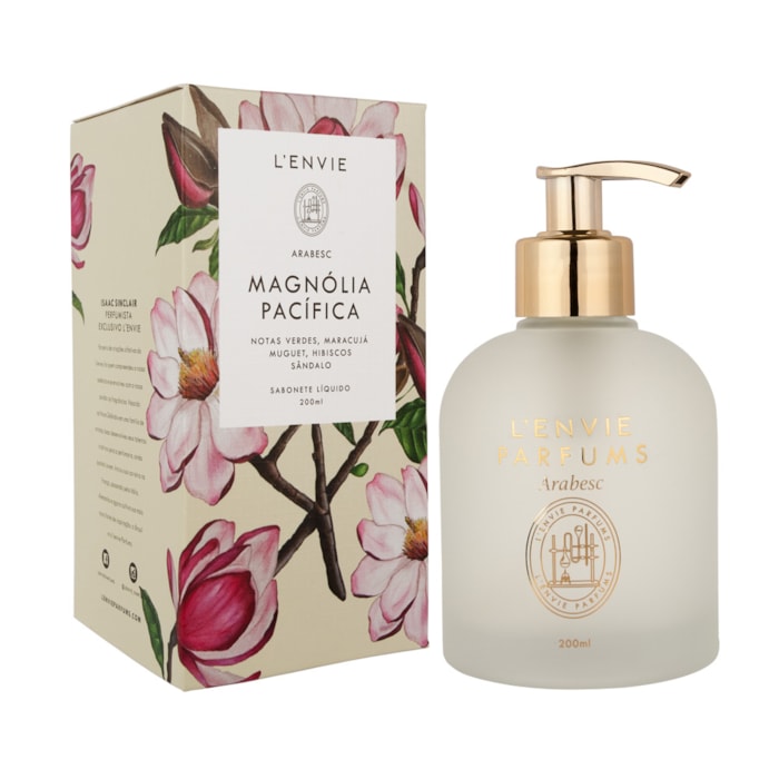 Sabonete Líquido Magnólia Pacífica Arabesc Lenvie 200mL - Madel Home