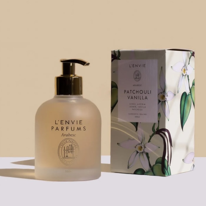 Sabonete Líquido Patchouli Vanilla Arabesc Lenvie 200mL - Madel Home