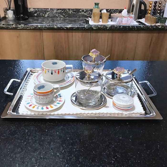 Salvinha Cascia Inox Riva - 27cm - Madel Home