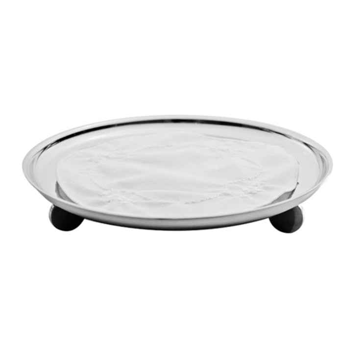 Salvinha Gioia Pequena Inox Riva - 15cm - Madel Home