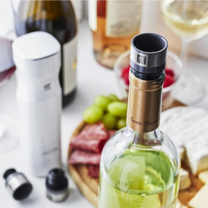 Selador de Vinho a Vácuo 3 Peças Cinza Zwilling - Madel Home