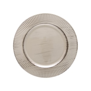 Sousplat Galles Radial Champagne Antiquei - 33cm 