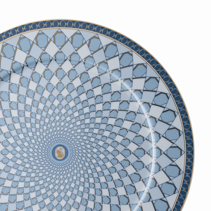 Sousplat Swarovski Porcelana Rosenthal Azul - Madel Home
