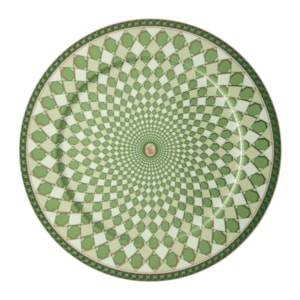 Sousplat Swarovski Porcelana Rosenthal Verde