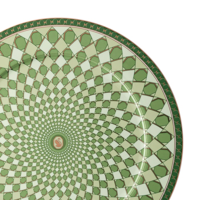 Sousplat Swarovski Porcelana Rosenthal Verde - Madel Home