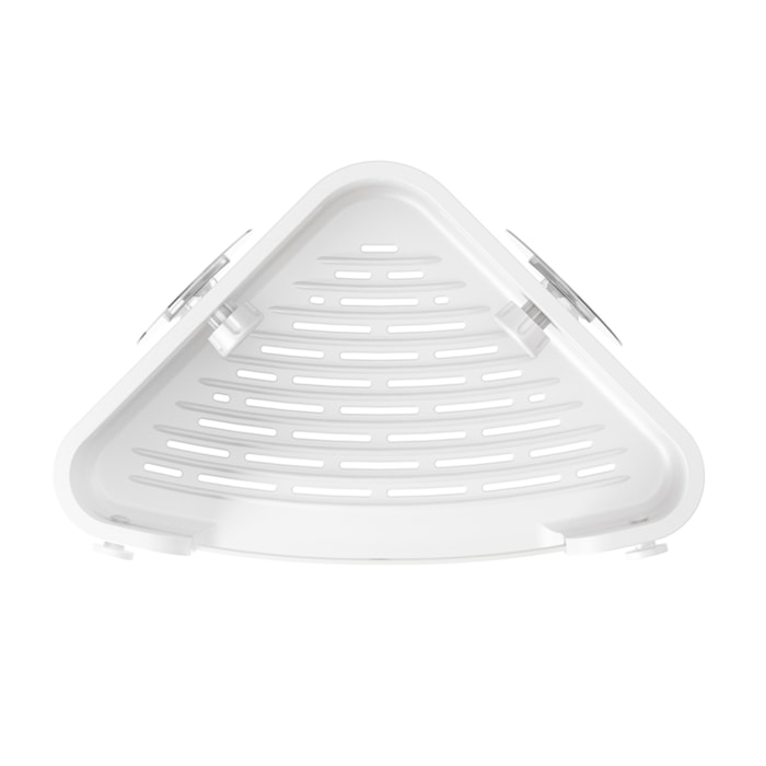 Suporte para Banheiro Canto Flex Adesivo Polipropileno Branco Umbra - Madel Home