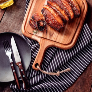 Tábua de Churrasco Steak Provence Madeira Teca FSC Tramontina - 40cm