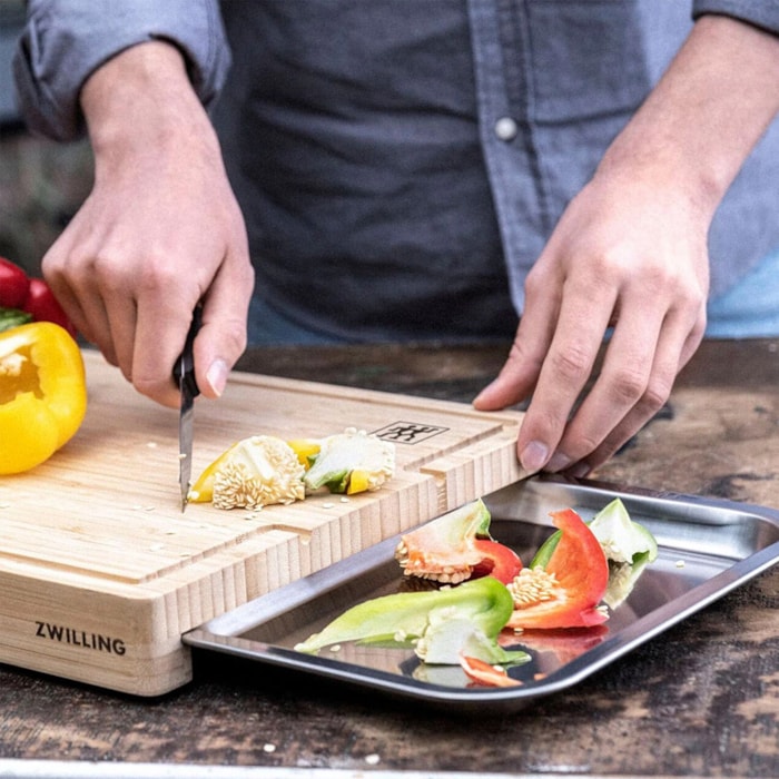 Tábua de Corte com Gaveta Inox Zwilling BBQ - Madel Home