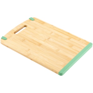 Tábua Retangular de Corte em Bambu Natural - 39cm