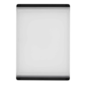 Tábua Retangular de Corte em Plástico Branco Oxo - 32cm
