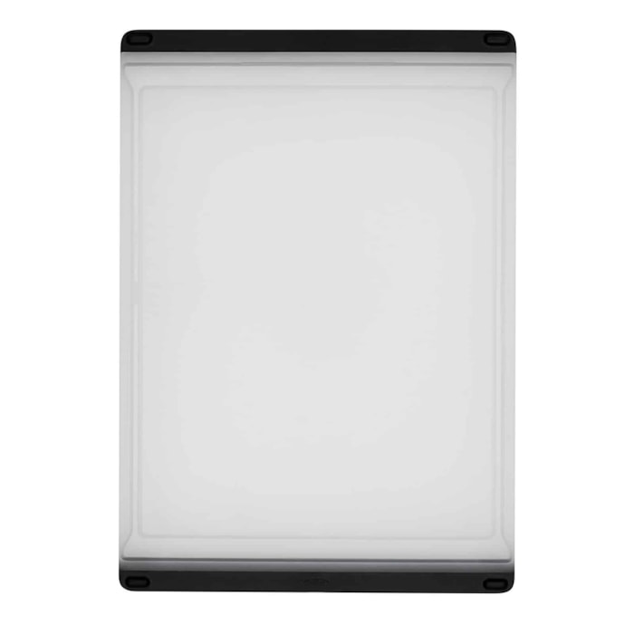 Tábua Retangular de Corte em Plástico Branco Oxo - 32cm - Madel Home