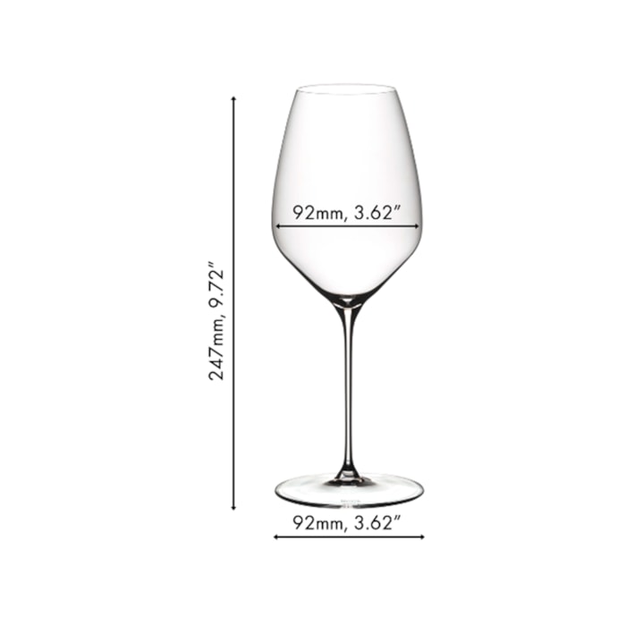 Taça de Vinho Riesling Veloce Riedel Transparente 570ml - Un - Madel Home