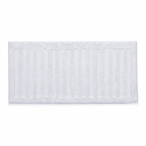 Tapete Antiderrapante 100% Algodão Branco Salvatore Trussardi - 120x60cm