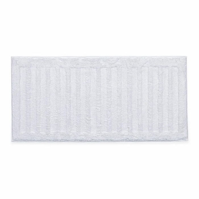 Tapete Antiderrapante 100% Algodão Branco Salvatore Trussardi - 120x60cm - Madel Home