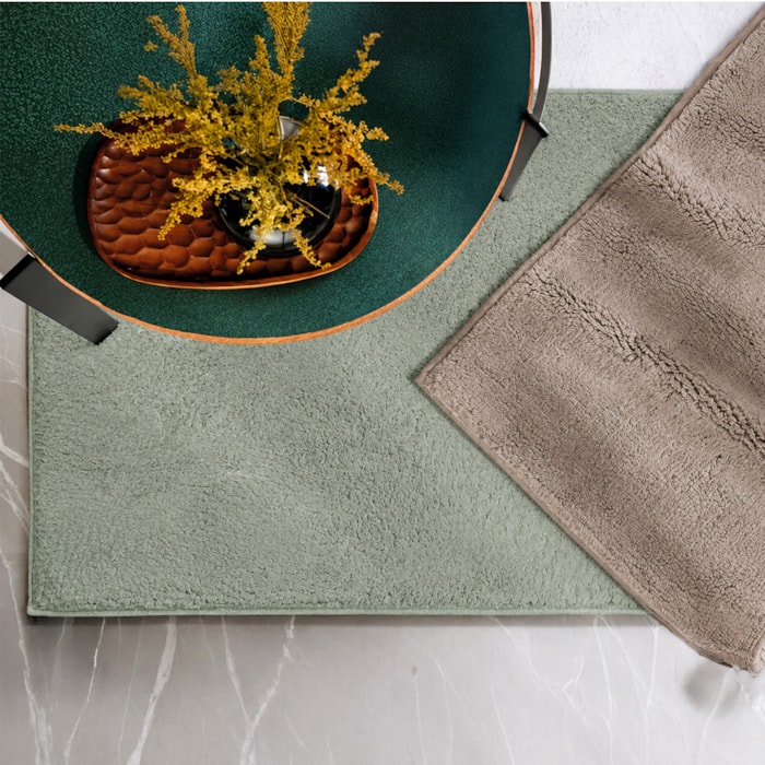 Tapete Antiderrapante 100% Algodão Carmel Legno Trussardi - 80x60cm - Madel Home