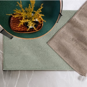 Tapete Antiderrapante 100% Algodão Carmel Legno Trussardi - 80x60cm