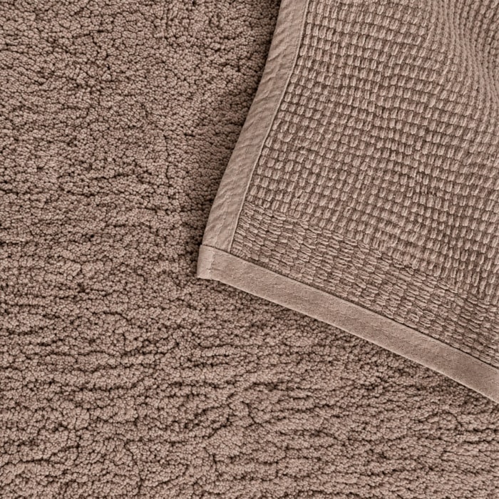 Tapete Antiderrapante 100% Algodão Carmel Legno Trussardi - 80x60cm - Madel Home