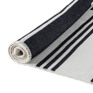 Tapete Portobello Algodão Reciclado (150X200) Preto