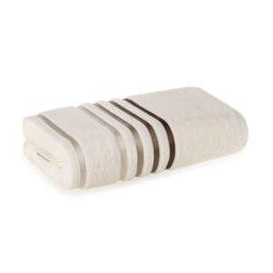 Toalha Banhão Fio Penteado Algodão Ivory/Greige Lumina Karsten