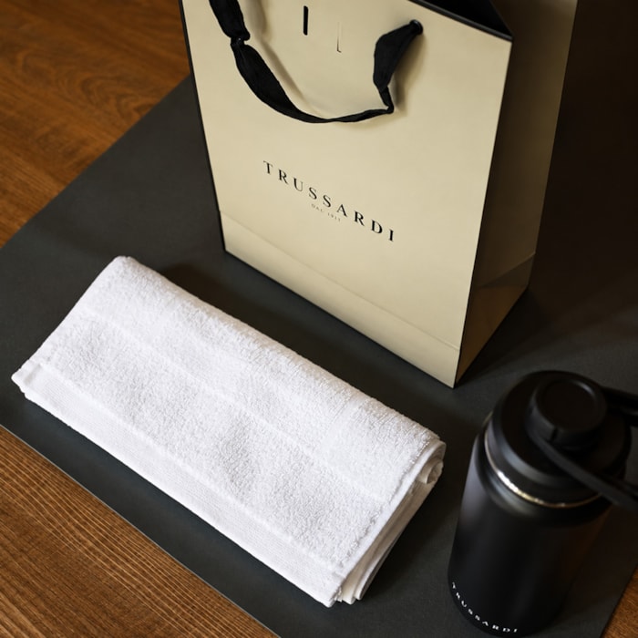 Toalha de Academia 100% Algodão Borgia Branco Trussardi - Madel Home