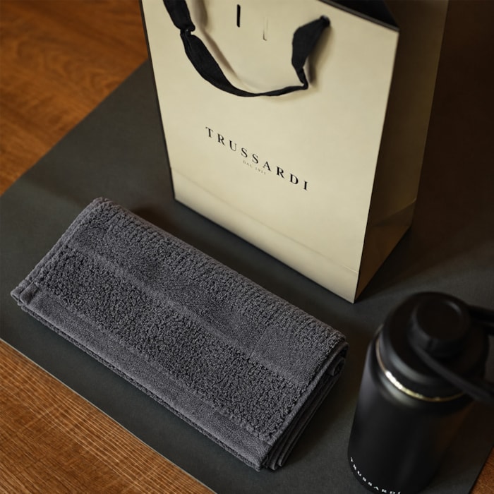 Toalha de Academia 100% Algodão Borgia Chumbo Trussardi - Madel Home