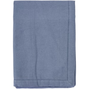 Toalha de Mesa Retangular 100% Algodão Azul 10 Lugares - 180x320m