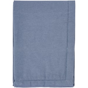 Toalha de Mesa Retangular 100% Algodão Azul 6 Lugares - 160x220m