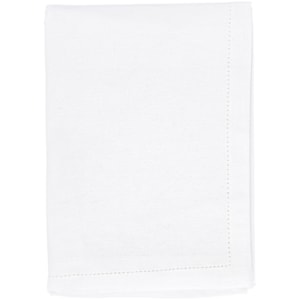 Toalha de Mesa Retangular 100% Algodão Branco 10 Lugares - 180x320m